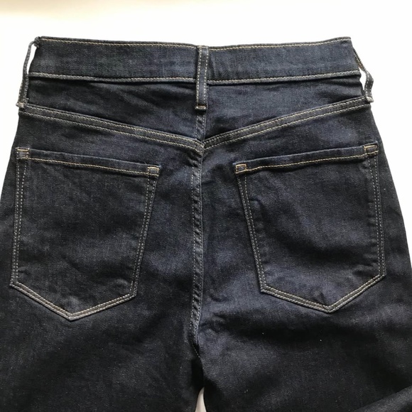 NWT Banana Republic high rise flare, dark wash Size 27 petite - Picture 3 of 5